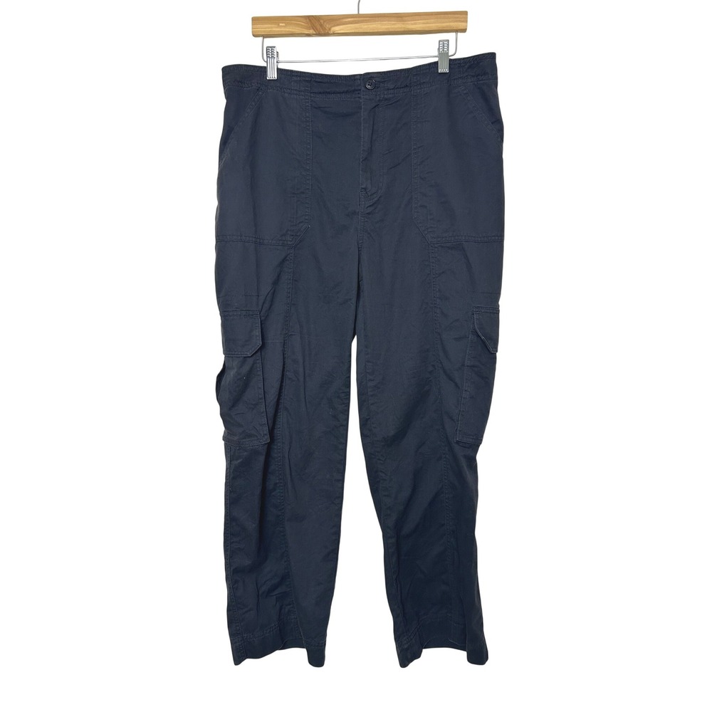 Abercrombie & Fitch Cargo Pants Women 33 16S Black Utility Gorpcore Streetwear